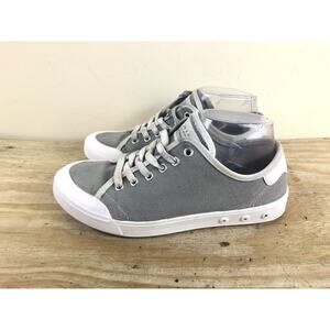 Rag and Bone Sneakers Womens 7.5 Gray White Standard Issue Canvas